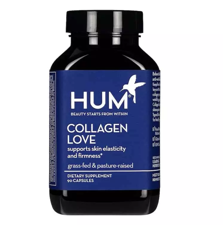 a bottle of HUM Nutrition Collagen Love